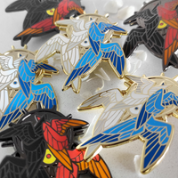 Seraphim - Enamel Pin - Black Immolated