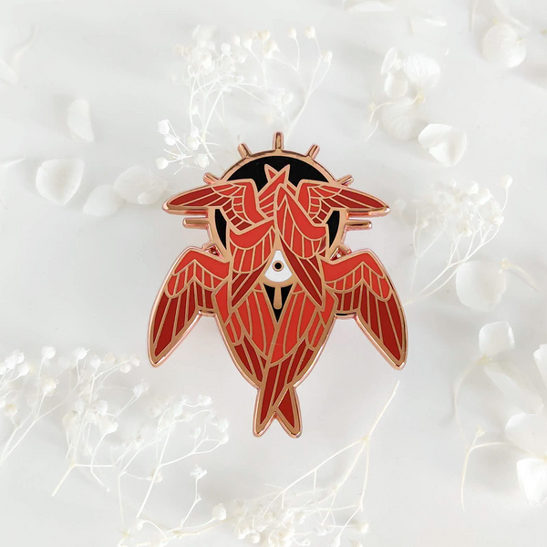 Seraphim - Enamel Pin - Blood Red