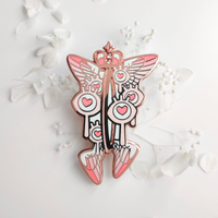 Chamuel - Enamel Pin - Rose Pink