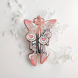 Chamuel - Enamel Pin - Rose Pink