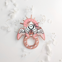 Ophanim - Enamel Pin - Rose Pink